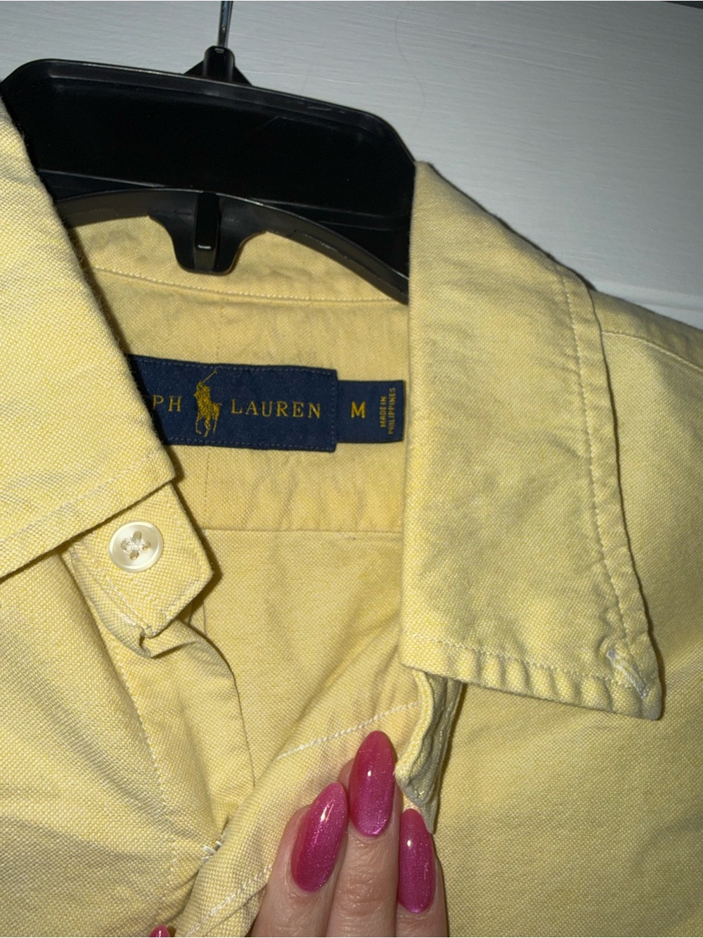 Ralph Lauren Men’s Yellow Cotton Jacket - Medium